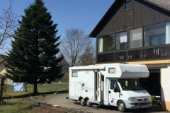 Frankia Alkovenwohnmobil auf Fiat Basis