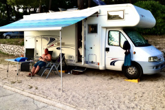 Frankia Alkovenwohnmobil auf Fiat Basis