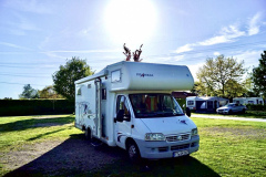 Frankia Alkovenwohnmobil auf Fiat Basis